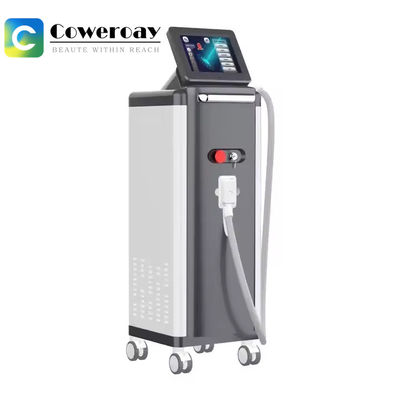 2000w 808nm Ice Platinum Titanium Diode Laser Hair Removal Machine โรงงานขายเครื่องยาง
