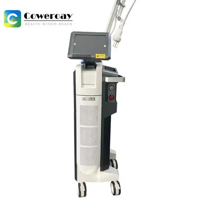 60W CO2 Kısımlı Lazer Güzellik Makinesi Kretçe Lazer 10600nm Işık Rehber Kol