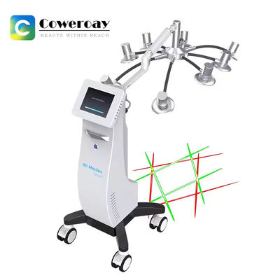 Lipo Lazer vücut zayıflatma makinesi 8D yağ erime Kırmızı Yeşil Çift Lazer Makinesi