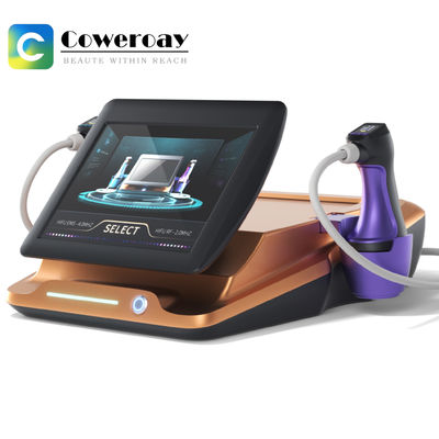 3 in 1 Ultrason odaklı RF EMS 7D Hifu Yüz kaldırma vücut zayıflatma makinesi